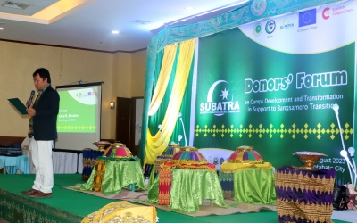 DONORS’ FORUM ON CAMPS TRANSFORMATION AND DEVELOPMENT IN SUPPORT TO BANGSAMORO TRANSITION