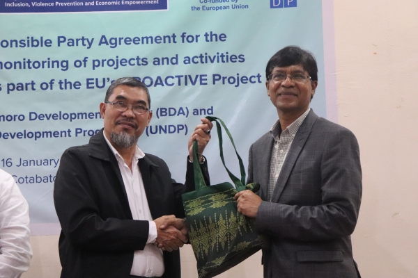 Support to Normalization in Bangsamoro: Sustaining Support to Camp Communities thru PROACTIVE with UNDP, EU